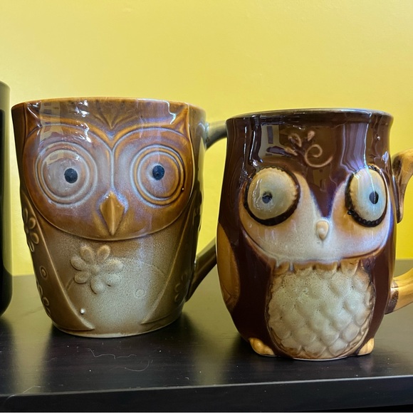 Set of two Gibson Owl mugs (Mommy & Me) - Picture 3 of 15